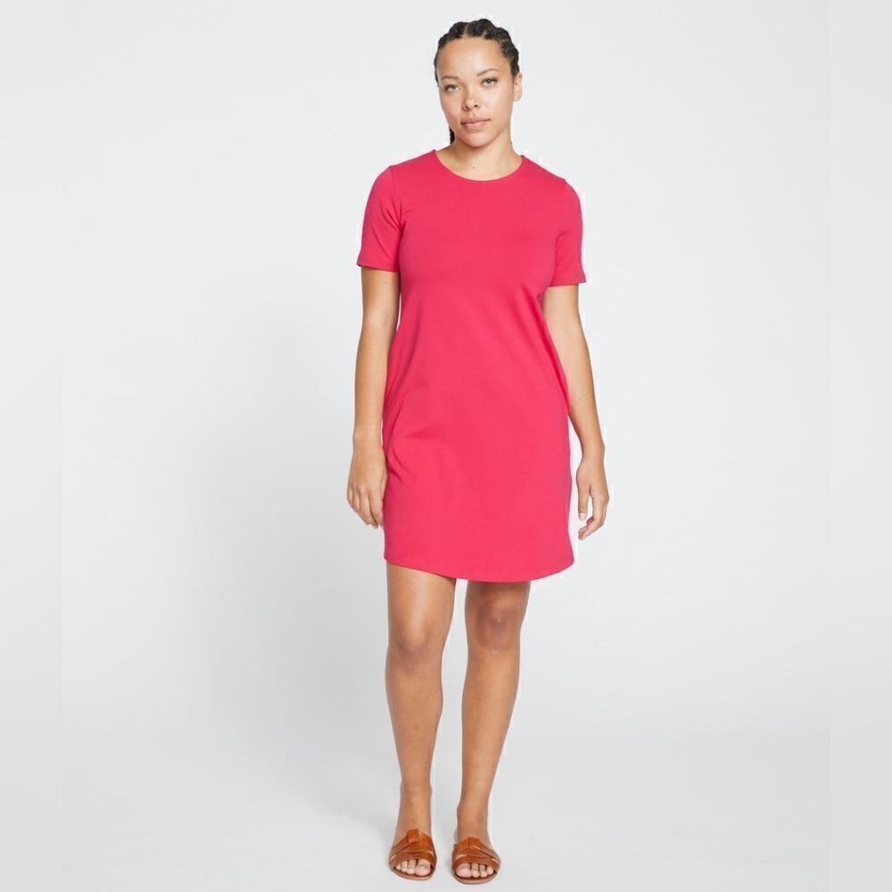 Universal Standard Haile Cerise T-Shirt Dress 10 12 Athleisure Fairy Grunge